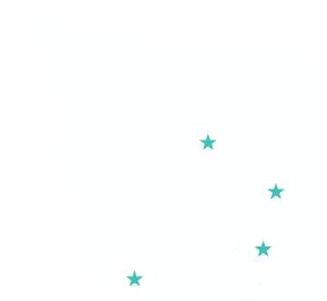 Map of Storeplex business self-storage locations across Alberta and British Columbia Second Row: